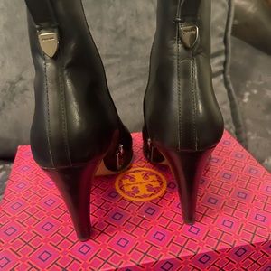 Coach black booties size 7.